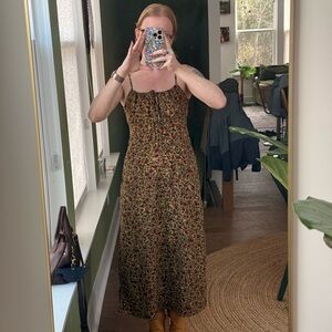Floral Spaghetti Strap Dress